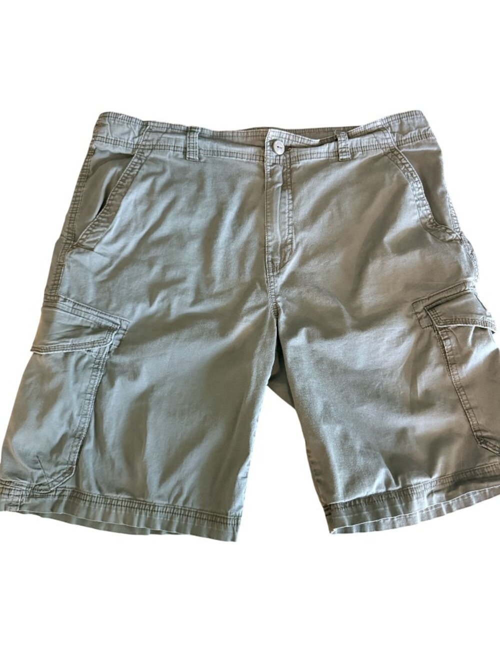 Unionbay Mens Olive Green Cargo Shorts Size 38 With Multiple Pockets